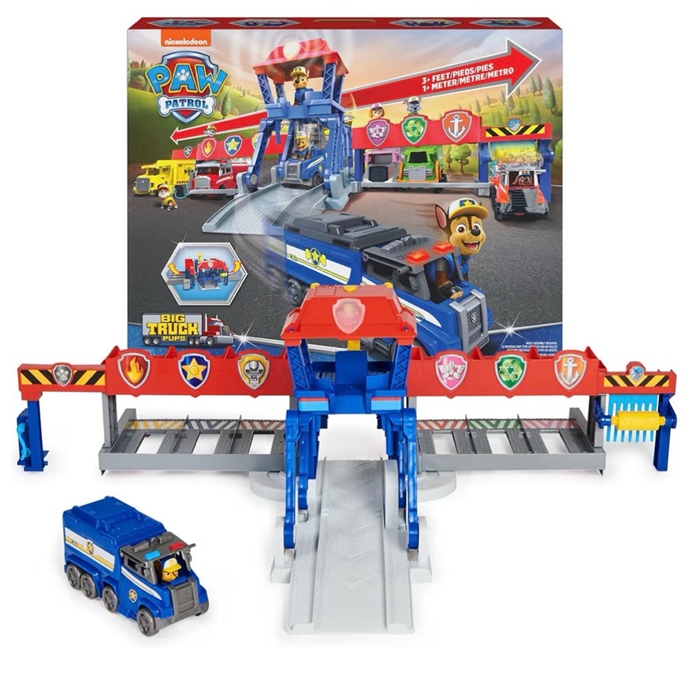 PAW Patrol Big Truck Pups Playset - Blue, Red, and Gray